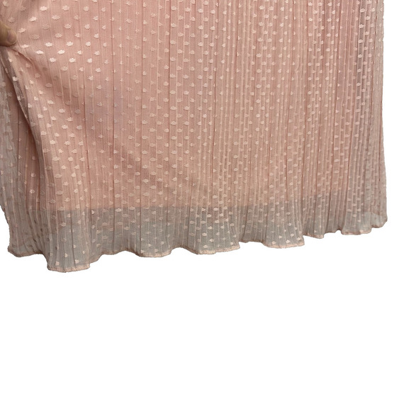 LANE BRYANT NWT size 14/16 pink Blush Embroidered Dot Mesh Swing Dress Beautiful - Picture 15 of 15